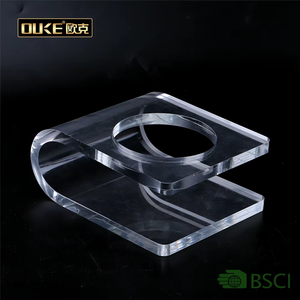 Nguồn Nhà Máy Tự Xác Định 10 Lỗ Trong Suốt <span class=keywords><strong>Ice</strong></span> <span class=keywords><strong>Cream</strong></span> Acrylic <span class=keywords><strong>Cone</strong></span> Chủ Đứng Cho Nhà Hàng Nhà Giữ - Product Image 4