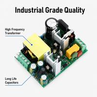 Alimentation électrique à découpage à sortie unique sur rail DIN 60W 100W 150W 110V 220V AC DC 12V 15V 24V 48V Affichage numérique LEYU ZDR Haute qualité CE