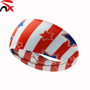 Fascia per Capelli con Bandiera Americana all'Ingrosso, Fascia Sportiva Stampata per il Giorno dell'Indipendenza, Fascia per Capelli da Donna per Fitness, Corsa e Yoga, Ideale per Regali - Product Image 6