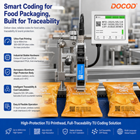 Oferta de Otoño: Impresora de Inyección de Tinta Térmica TIJ Docod T180E en Línea, Máquina de Codificación por Lotes para Impresión de Fecha de Caducidad y Códigos de Barras en Botellas y Bolsas de Plástico