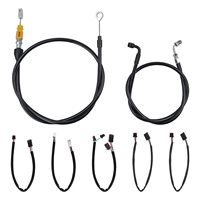 Kit d'extension de câble de moto, faisceau de câbles d'embrayage et de frein pour Harley Softail Fat Boy Breakout Heritage 2018-2024 9-17 pouces