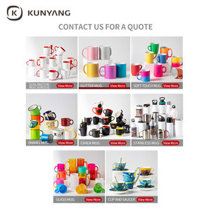 Taza de sublimación de polímero de cerámica, taza de café de cerámica con mango de color interior y color, tazas directos de fábrica <span class=keywords><strong>para</strong></span> <span class=keywords><strong>sublimar</strong></span>, 15oz - Product Image 6
