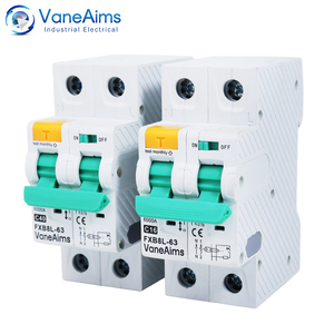 Fxb8l 30mA độ nhạy cao RCBO <span class=keywords><strong>2</strong></span>-cực 16A/40A/63A có thể chuyển đổi rò rỉ bảo vệ vật liệu đồng <span class=keywords><strong>rcbc</strong></span> Loại chuyển đổi - Product Image 1