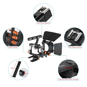 Kit de cage vidéo en alliage d'aluminium <span class=keywords><strong>C500</strong></span> pour appareil photo/caméscope, système de réalisation de films pour GH4, <span class=keywords><strong>Sony</strong></span> A7S/A7/A7R/A7RII - Product Image 4