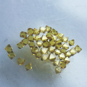 シャープ 人工合成ダイヤモンドグリット ラボグロウン ダイヤモンテ 研磨材 黄色 原石 HPHT ラフダイヤモンド - Product Image 6
