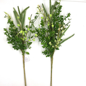 Bán buôn Mix Hoa nhân tạo STEM Faux nhà máy chi nhánh nhựa loại bó cây - Product Image 4