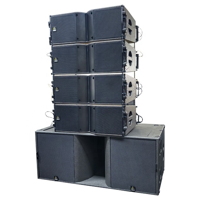 K210 10-Inch Active Passive DJ Speakers System Optimal Sound Quality Line Array Speakers Set 2000W Output Power
