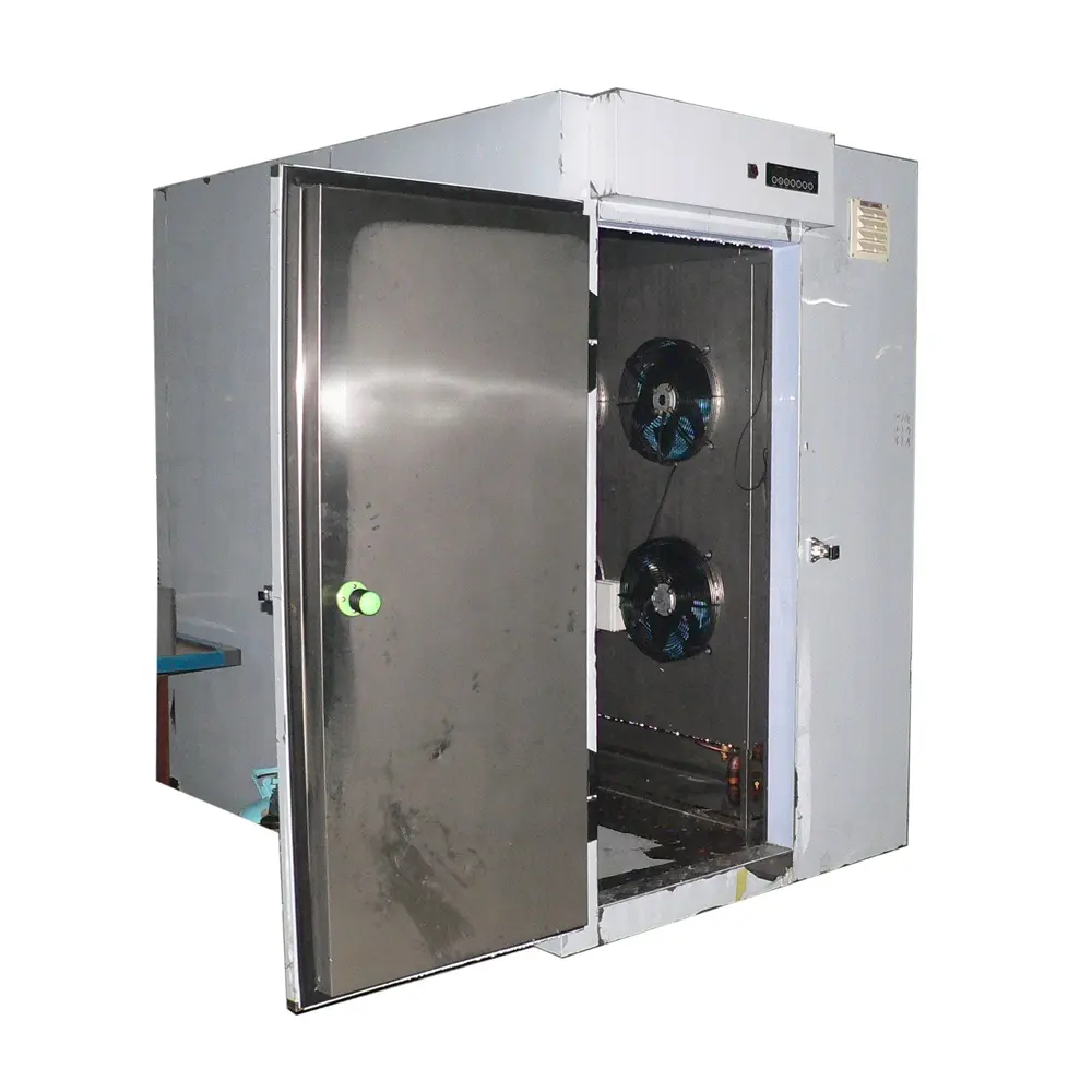 -35 Grad C Schnellkühlgerät für 3 Trolleys Schnellgefriermaschine für Fische Schnellgefriergerät