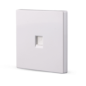1port Wall Mount High Quality Rj45 Keystone Jack 1 <strong>Port</strong> 86 Type Rj45 Rj11 <strong>White</strong> Abs Network Cat5 Cat6 Faceplate Rj45 - Product Image 1