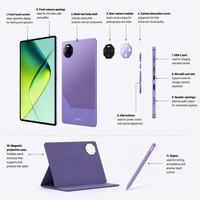 Tablet Android E70 Pro de 11 Pulgadas, Octa Core, 16GB de RAM, 1TB de ROM, Pantalla HD, Batería de 12000mAh, WiFi 5.0, Cámara Dual, 3 Colores