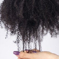 Offre Très Demandée : Lots de Cheveux Humains Naturels 4B4C Crépus Bouclés, Tissage de Cheveux Bruts Bouclés
