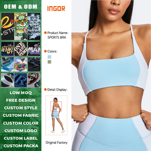 Sujetador Deportivo de Alta Calidad con Logotipo Personalizado, Estilo Racerback, de Alta Sujeción, para Yoga - Product Image 2
