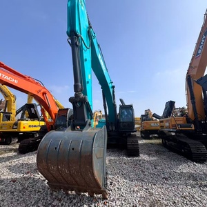 Excavatrice d'occasion Kobelco SK350D 35 tonnes, haute productivité, conception économe en carburant, qualité durable, pour travaux de construction lourds, en stock - Product Image 4