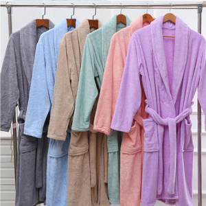 Women's Microfiber Bathrobe <strong>Kimono</strong> <strong>Robe</strong> for <strong>Ladies</strong> Beach Pool and After Shower - Product Image 2