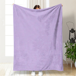 Couverture en flanelle solide, couverture de repos, couverture réversible douce pour la peau, idéale pour la chaleur hivernale, impression personnalisée, vente en gros - Product Image 4