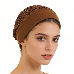 HZM-26064 Bonnet de sport pour <span class=keywords><strong>femme</strong></span>, respirant, ajustable, extensible, en polyester, pour usage quotidien - Product Image 5