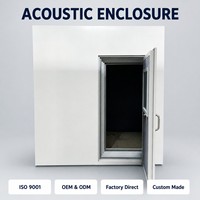 Enceinte acoustique sur mesure anti-vibration, insonorisée et ignifuge pour machines industrielles