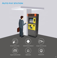 Système de paiement automatique de stationnement Tenet avec écran tactile de 19 pouces, carte IC, code QR, ticket papier