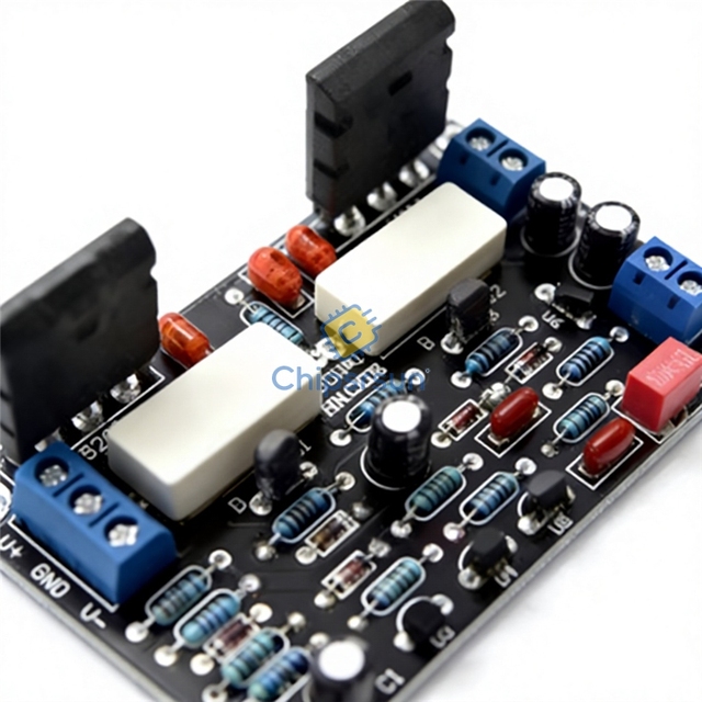 For 2SC5200 2SA1943 Mono 100W Finished Post-Stage Power Amplifier Board