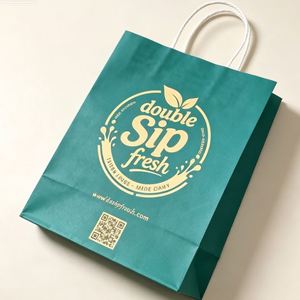Bolsas de Papel Multicapa Ecológicas, Bolsas de Papel Kraft Reciclado con Asas para Alimentos, Regalos y Compras - Product Image 5