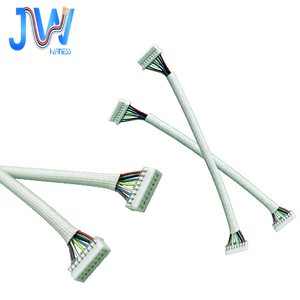 Cabo de Fiação JST PHD 2.0mm 10 Pinos Dupla Ponta Blindado Cobre Estanhado 300V 1007 28AWG Trançado Branco para Eletrodomésticos e Eletrônicos - Product Image 2