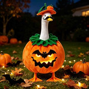 Disfraz personalizado de pato calabaza para ganso de porche, ropa y adornos para gansos de porche, ropa de Halloween para mascotas - Product Image 5
