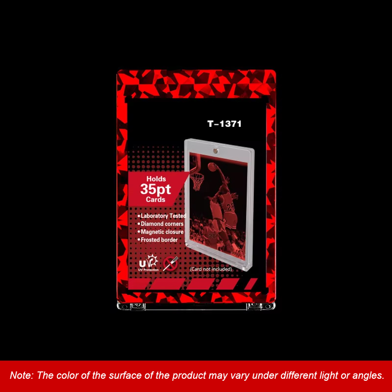 T-1371 Vetro rotto rosso