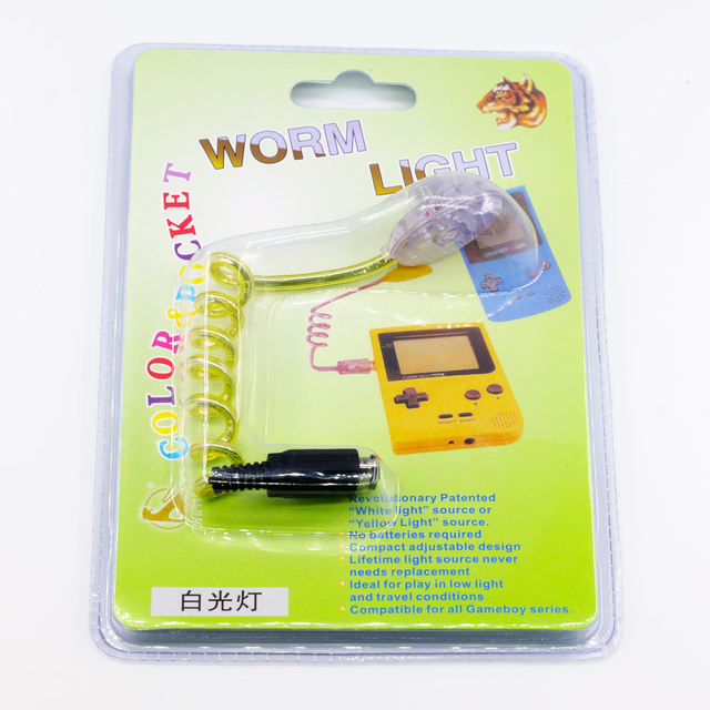 Wholesale Factory Direct Price LED Lamp Flexible Worm Light for Nintendo Gameboy GBA/GBC Console