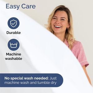 침대 시트 세트-화이트 통기성 부드럽고 주름 없는 침대 시트 세트-호텔 럭셔리 침구 딥 포켓 - Product Image 6