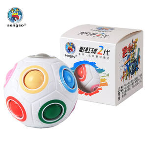Sengso giocattoli di vendita calda arcobaleno palla cubo magico per bambini <span class=keywords><strong>Puzzle</strong></span> di magia - Product Image 2