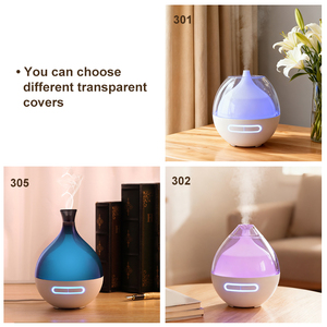 Humidificador ultrasónico con diseño de jarrón, 7 luces LED, difusor de aromaterapia con niebla fría y aceites esenciales <span class=keywords><strong>para</strong></span> el hogar y la oficina - Product Image 6