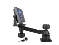 Support antichoc en plastique à double bras oscillant horizontal de 12 pouces, compatible avec Garmin Humminbird Lowrance