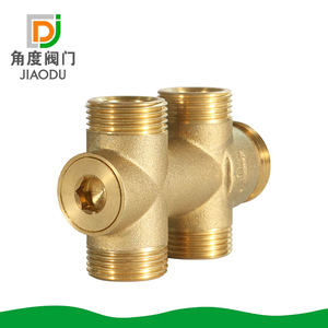 Vanne d'angle Jiaodu Dn15 Dn20 Dn25 avec actionneur manuel pour systèmes CVC - Product Image 2