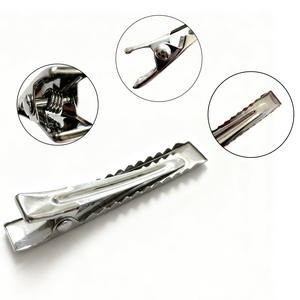 Bán Buôn Durable DIY Kim Loại Tóc Phụ Kiện Phẳng Mỏ Vịt Và Alligator Răng <span class=keywords><strong>Clip</strong></span> Cho Salon Sử Dụng Nhiều Kích Cỡ - Product Image 3