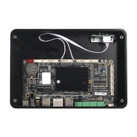 Mini PC de brazo sin ventilador DDR4 EMMC RK3568 Dual RJ45 LAN RS232 RS485 COM Android ordenador industrial