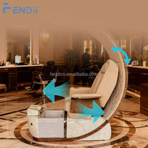 Salon-Möbel Luxuriöser Elektrisch Verstellbarer Spa-Pedikürestuhl Fußmassagestuhl für Fußbad Ohne Sanitärinstallation - Product Image 2