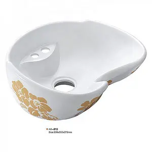 Chaozhou Hot Sale Keramische Salon Wastafels Nieuwe Collectie Bakjes Wastafels Kapsalon Apparatuur Shampoo Bowl