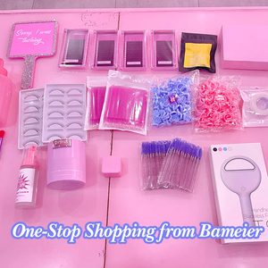 Lông mi mở rộng học sinh học tập thiết lập de inicio cá nhân tùy chỉnh lông mi đào tạo và lông mi keo Kit - Product Image 3