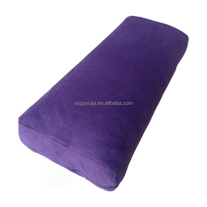 Housse de coussin de méditation et de yoga personnalisée en microfibre douce et lavable, avec poignée de transport, pour coussin long portable - Product Image 2