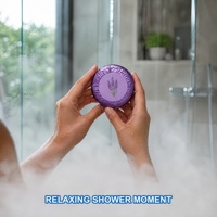 Tablette de douche artisanale à la lavande, apaisante et relaxante, coffret cadeau spa pour la douche, OEM ODM 30g
