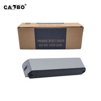 CANBO M-229G Sensor Fotoeléctrico Moderno de Techo y Exterior con Activación por Infrarrojos DC 12V/24V, Sensor de Haz y Luz de Seguridad