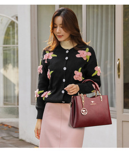 Newest Handbags Luxury Pu Leather Shoulder <b>Tote</b> Bags Women Brands Crossbody Wholesale - Product Image 2