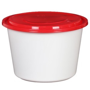 Disposable Bowls Round Food Grade PP Takeaway <b>Containers</b> With Red Lids Multiple Sizes For <b>Snack</b> Fast Food Packaging - Product Image 2