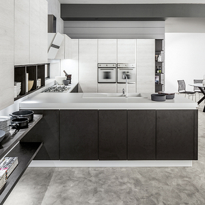 CBMmart Custom Solid Wood Kitchen Cabinets Luxury Wood Design with Soft-Close Hinges &amp; Quartz Countertop - Product Image 5