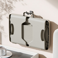 Bureau d'ordinateur portable pliable, multifonction, portable, pour la maison, le bureau, le lit, la lecture, le travail, la nourriture, le rangement, facile à transporter