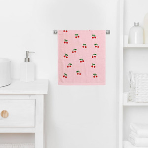 8625 <span class=keywords><strong>Toallas</strong></span> de Mano de Algodón Bordadas con Diseño de Cerezas, Súper Absorbentes, de Secado Rápido, para Cocina y Baño, al por Mayor y a Precio Económico - Product Image 4