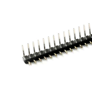 Connecteur femelle pour carte PCB, type pin header 1 mm, pas 2,54 mm (1,27 mm, 2,0 mm), SMD, à angle droit 90 degrés, simple rangée, 2x12 broches SMT - Product Image 2
