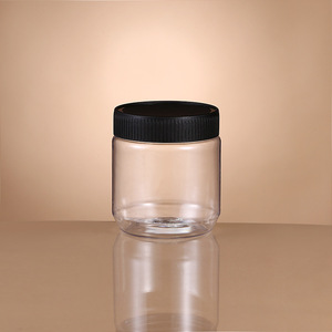 Envases de plástico transparente de boca ancha cuadrada de 360ml para mascotas, envases de embalaje de calidad alimentaria, tarro de mantequilla de maní para aperitivos, dulces, galletas, Pizza - Product Image 6