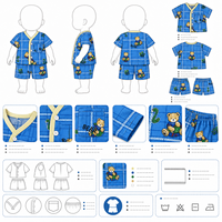 Vêtements de poupée personnalisés 1/3 en gros OEM/ODM pour tenues de poupées BJD en coton
