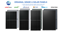 Panneaux Solaires Monocristallins de Type N Longi Jinko Risen Ja Train 450W 500W 550W 585W 600W 700W 720W pour Système d'Énergie Solaire Domestique